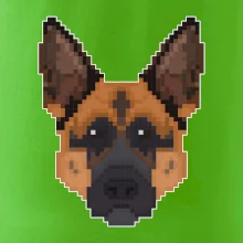 Nemecký ovčiak - Rozpixelovaný