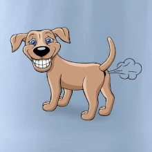 Prdiace pes kreslený (Hana-creative)