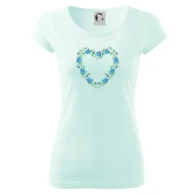 Modré tulipánové srdiečko (Pecka design)