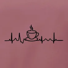 EKG hrnček kávy EKG hrnček kávy