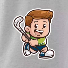 Ikona pozemný hokej chlapec