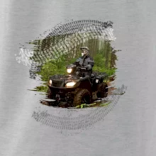 ATV štvorkolka v lese ATV štvorkolka v lese