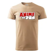 Anime nápis červený