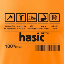 Čiarový kód - Hasič / hasička Čiarový kód - Hasič / hasička