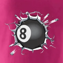 Biliardová guľa v triku