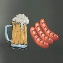 Pivo a klobása Pivo a klobása