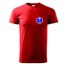 Rescue - Hviezda na prsníku + nápis na chrbte Rescue - Hviezda na prsníku + nápis na chrbte