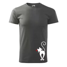 Zamilovaná mačka zozadu Zamilovaná mačka zozadu