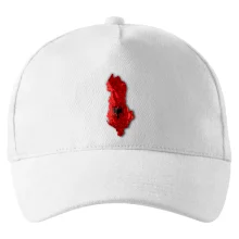 Mapa Albánsko reliéf hôr