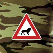 Dopravná značka - Pozor lev