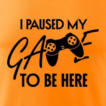 I paused my game to be here