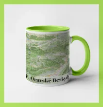 Hrnček mapa Oravské Beskydy