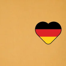 Germany love prso - Nemecká vlajka