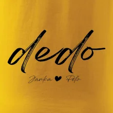 Dedo - tričko menami detí písacie písmo