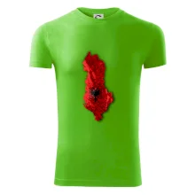 Mapa Albánsko reliéf hôr Mapa Albánsko reliéf hôr