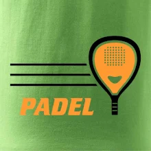 Padel - oranžová raketa
