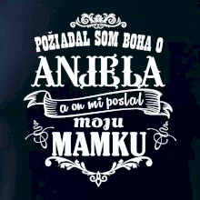 Požiadal som Boha o anjela a on mi poslal moju mamku