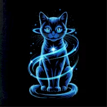 Vesmírna mačka modrá Vesmírna mačka modrá