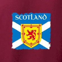 Škótska vlajka s erbom leva