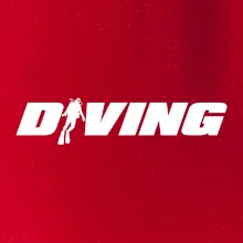 Diving nápis potápač