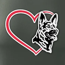 Nemecký ovčiak v srdci Nemecký ovčiak v srdci