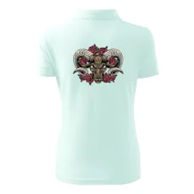 Hlava barana s ružami