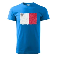 Vlajka Malta ohrýzaná