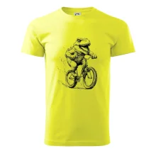 Naštvaný Dinosaurus na bicykli