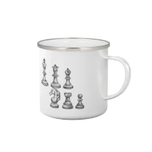 Šachové figúrky kreslené