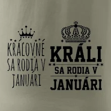 Králi - Kráľovné sa rodia v januáry