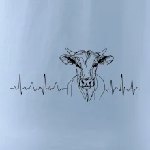 EKG krivka krava EKG krivka krava