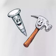 Parové tričko - Kladivo a klinec