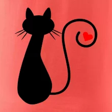 Zamilovaná mačka chvostík