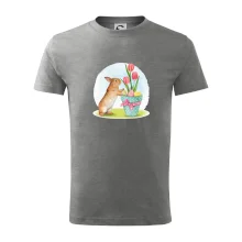 Veľkonočný zajačik tulipány