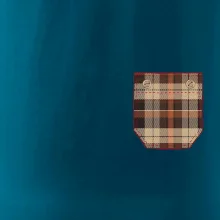 Flanelové triko hnědé