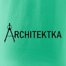 Architektka nápis