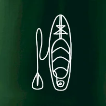 Paddleboard jedním tahem