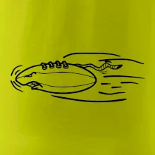 Americký futbal letiaca lopta Americký futbal letiaca lopta