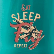 Eat Sleep Fly Repeat letadlo Eat Sleep Fly Repeat letadlo