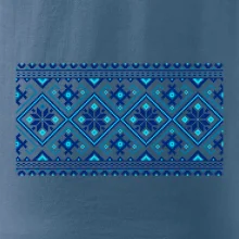 Ukrajinský vzor - modrý
