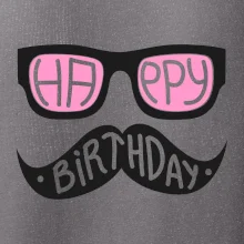 Mustache narozeniny - okuliare