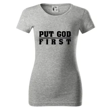 Put God first hrubý nápis