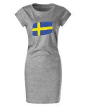 Švédsko vlajka štetkou