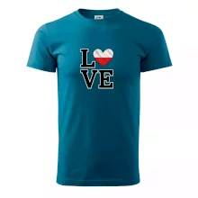 Love Poľská vlajka Love Poľská vlajka