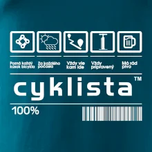 Čiarový kód - cyklista