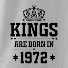 Kings are born in 1972