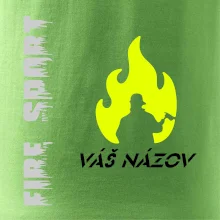 Hasiči - oheň - Váš názov - Prsník + chrbát