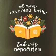 Ak mám otvorenú knihu, tak vás nepočujem