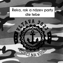 K vode - kotva (vlastný nápis) K vode - kotva (vlastný nápis)