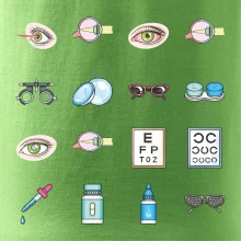 Očný lekár ikony